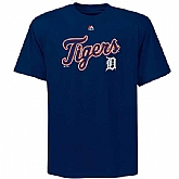 Detroit Tigers Majestic Big x26 Tall Warning Track WEM T-Shirt - Navy Blue,baseball caps,new era cap wholesale,wholesale hats